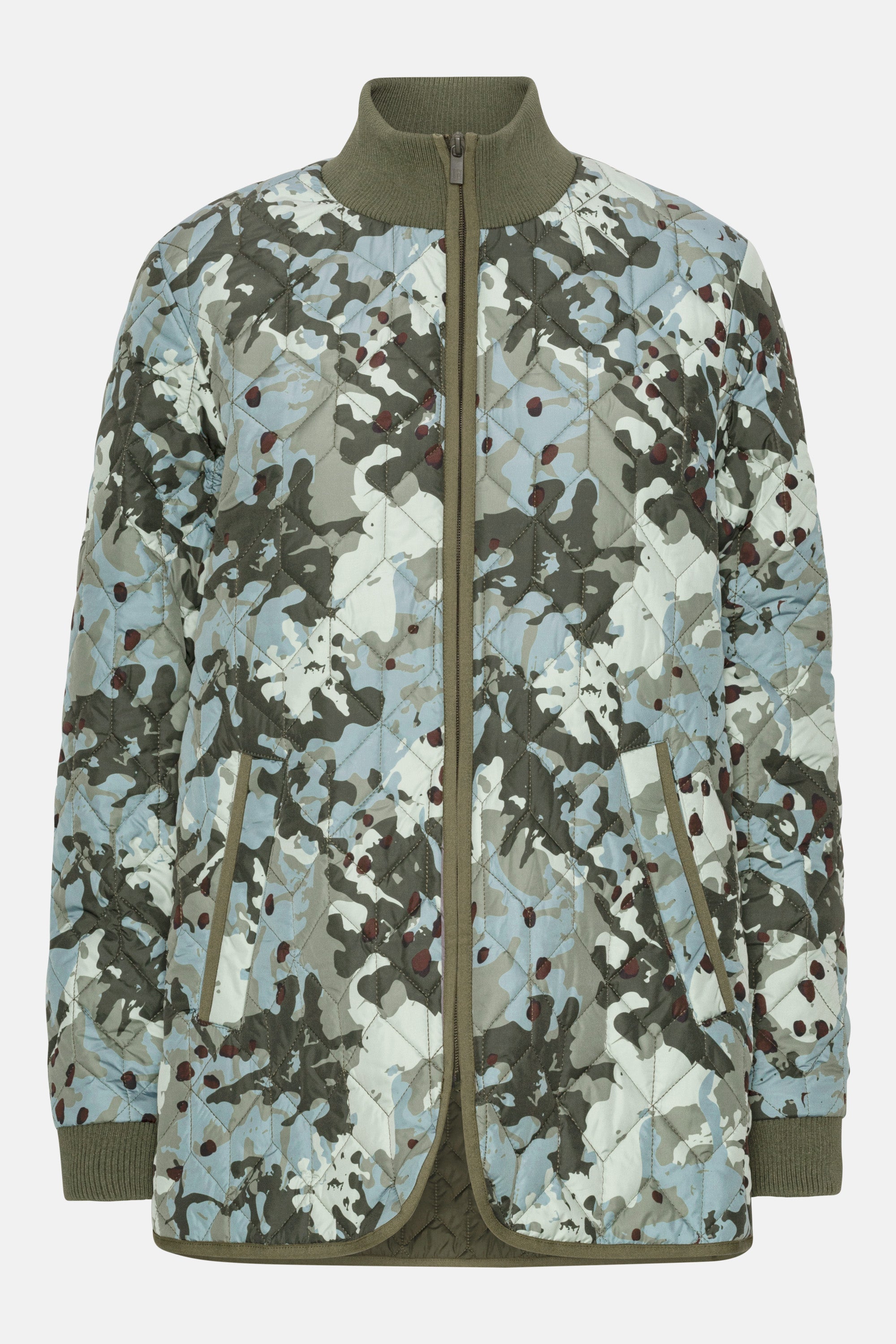 Ilse Jacobsen Hornbæk Outerwear Steppjacke Jacket 497 Green Camo